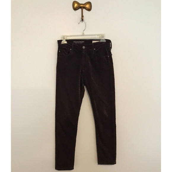 Anthropologie Denim - Ag Anthropologie The High-Rise Stevie Slim Straight Ankle Velvet Jeans - 26R